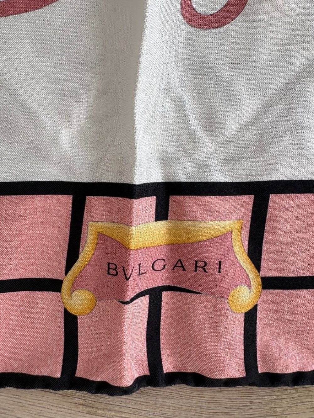 Authentic BULGARI Silk Scarf | Davide Pizzigoni Venice Design
